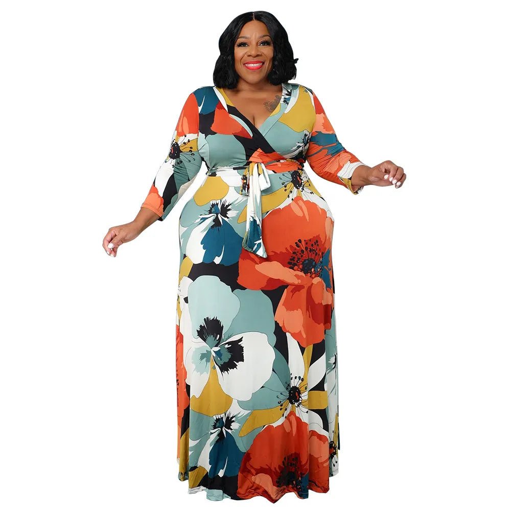 Robe Mireva – La grâce en fleurs - T103ABE522 - Glow Women