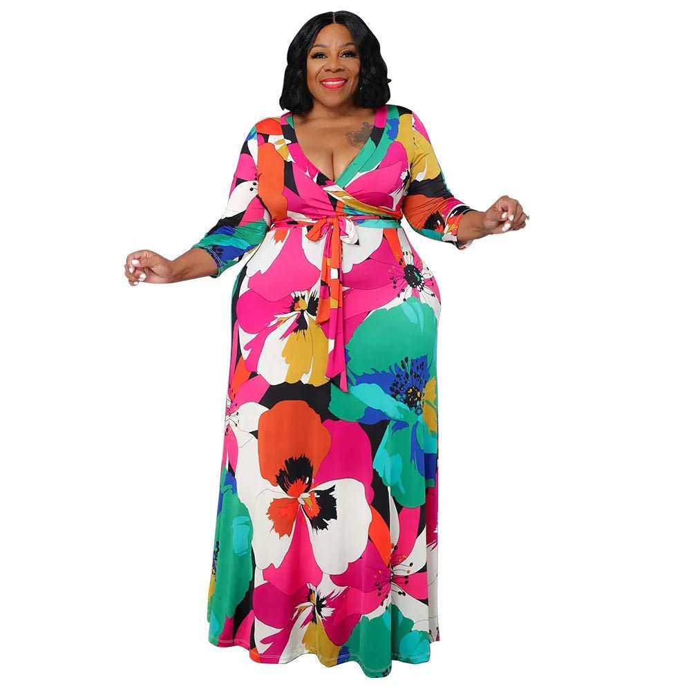Robe Mireva – La grâce en fleurs - T103ABE522 - Glow Women